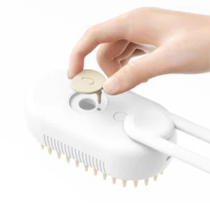 3-in-1 Pet Grooming Brush with Spray – Cat & Dog Steamer Brush for Hair Removal and Detangling - Image 8